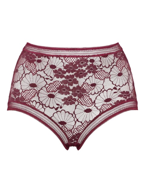 ERES floral-lace high-waisted briefs - Purple - zdjęcie produktu nr 1