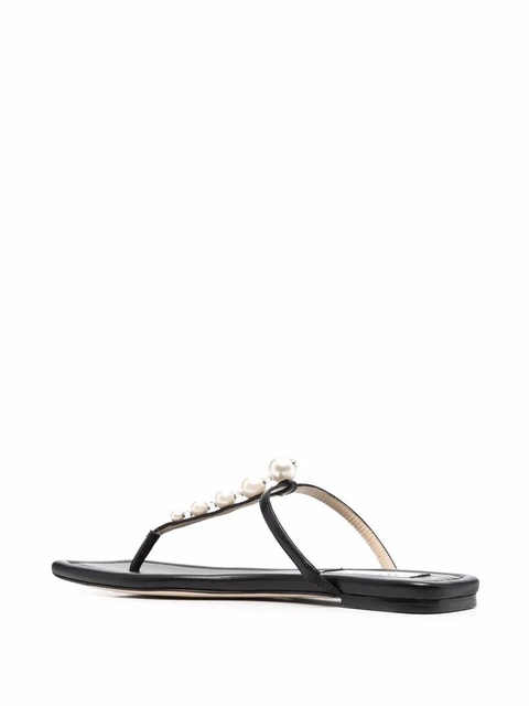 Jimmy Choo Alaina pearl-embellished sandals - Black - zdjęcie produktu nr 1