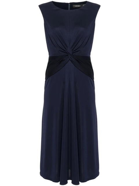 Lauren Ralph Lauren Tessane flared midi dress - Blue - zdjęcie produktu nr 1