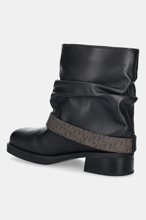 MICHAEL Michael Kors botki skórzane Colby kolor czarny na płaskim obcasie 40F5COFE6L.292 - zdjęcie produktu nr 2