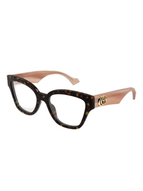 Gucci Eyewear cat-eye logo-detail glasses - Brown - zdjęcie produktu nr 2