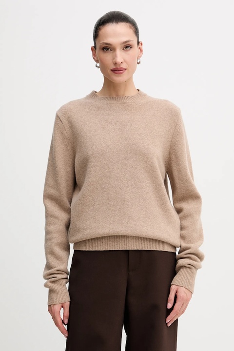 La Mania sweter wełniany MELLOW damski kolor beżowy MELLOW - zdjęcie produktu nr 1