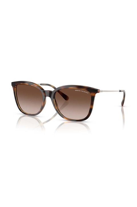 Armani Exchange okulary przeciwsłoneczne damskie kolor czarny 0AX4151S - zdjęcie produktu nr 2