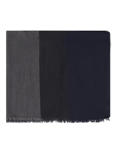 Longchamp Le Foulonné fringed scarf - Grey - zdjęcie produktu nr 1