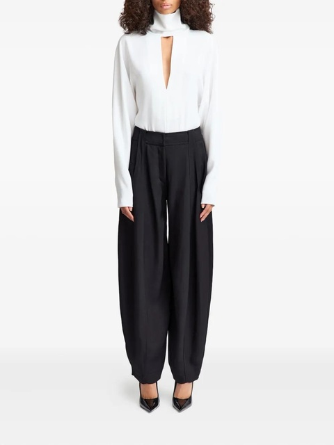 16Arlington Olamo crêpe top - White - zdjęcie produktu nr 1
