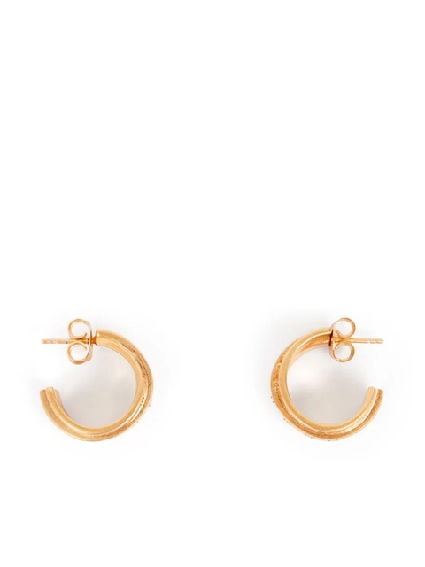 MM6 Maison Margiela triple-logo earrings - Gold - zdjęcie produktu nr 2