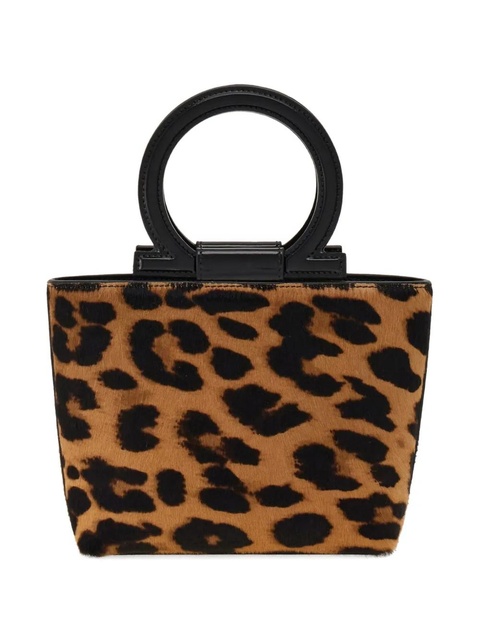 Ferragamo Macro Gancini mini bag - Brown - zdjęcie produktu nr 2