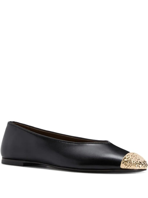 Giuseppe Zanotti Georgia leather ballet flats - Black - zdjęcie produktu nr 1