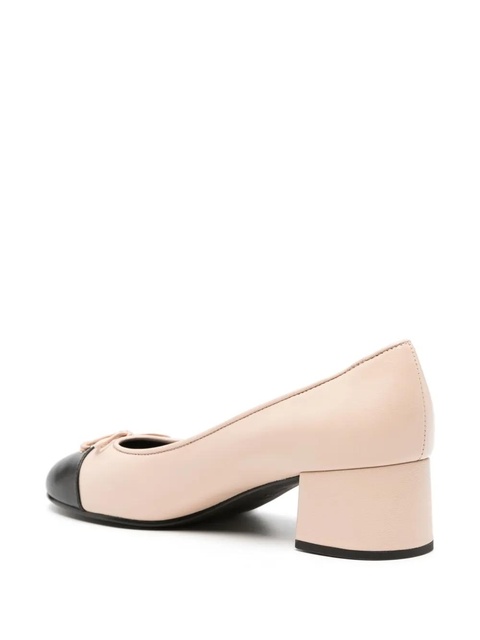 Tory Burch Cap-Toe 45mm leather pumps - Pink - zdjęcie produktu nr 1