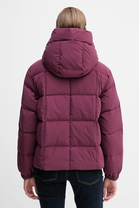 United Colors of Benetton kurtka puchowa kolor fioletowy zimowa oversize 22T6DN086 - zdjęcie produktu nr 2