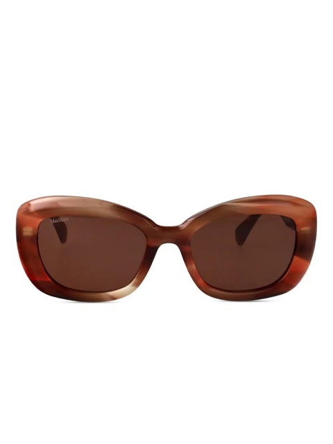 Max Mara Eyewear Elizabeth1 oval-frame sunglasses - Brown - zdjęcie produktu nr 1