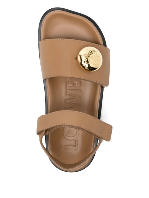 LOEWE leather sandals - Brown - zdjęcie produktu nr 2