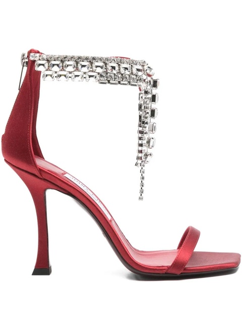 Jimmy Choo 100mm Verity crystal-embellished sandals - Pink - zdjęcie produktu nr 1
