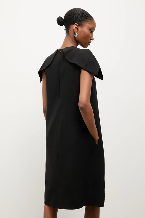 Answear.LAB sukienka kolor czarny mini prosta - zdjęcie produktu nr 2
