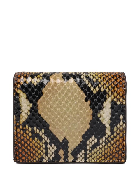 Alexander McQueen snakeskin-print wallet - Brown - zdjęcie produktu nr 1
