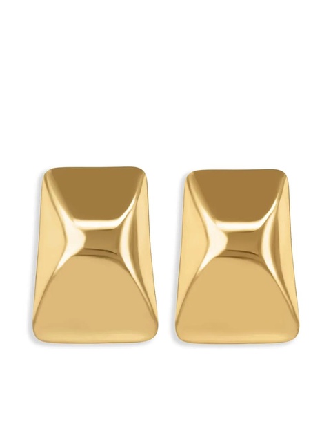 ANINE BING curved rectangle earrings - Gold - zdjęcie produktu nr 1