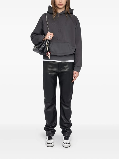 Zadig&Voltaire Georgy rock-n-roll-embroidery hoodie - Grey - zdjęcie produktu nr 2