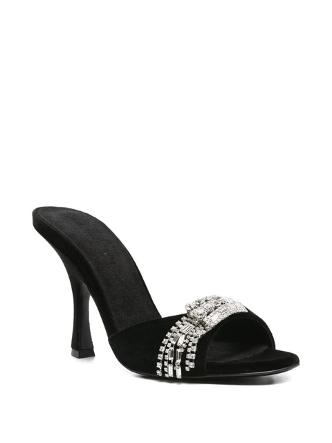 Magda Butrym crystal-embellished heeled sandals - Black - zdjęcie produktu nr 2