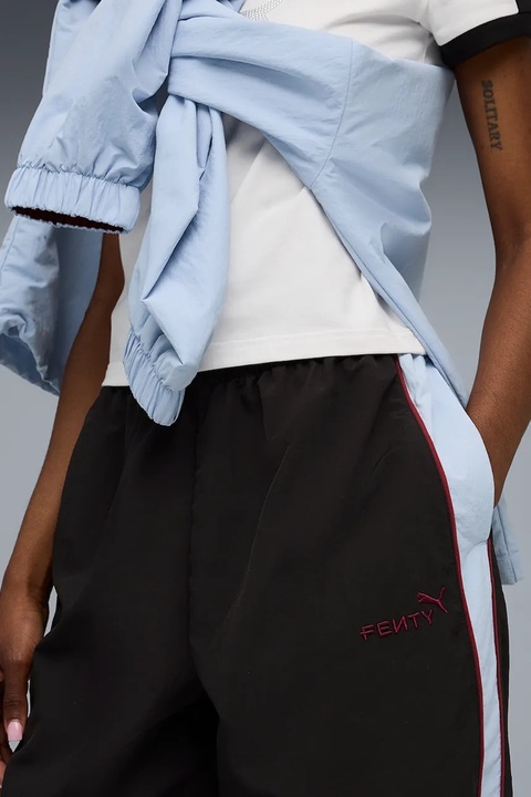 Puma spodnie PUMA x FENTY damskie kolor czarny proste high waist 635543 - zdjęcie produktu nr 2