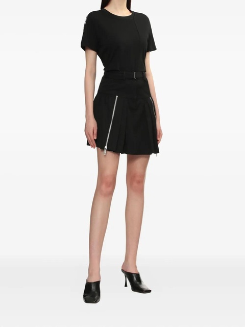3.1 Phillip Lim pleated zip-detail skirt - Black - zdjęcie produktu nr 1