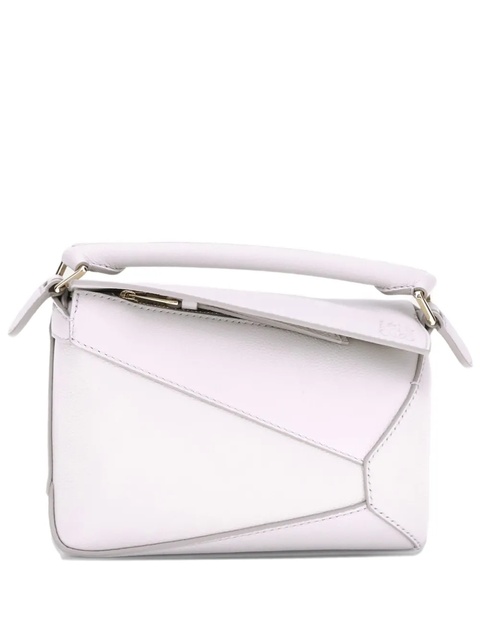 LOEWE panelled top-handle handbag - White - zdjęcie produktu nr 1