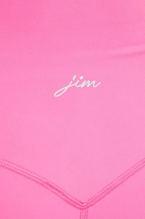 JOYINME szorty do jogi Movement kolor różowy gładkie high waist Szorty.Movement - zdjęcie produktu nr 2