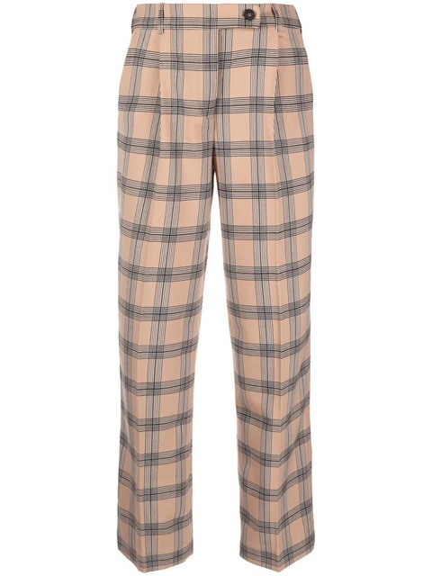 ZIMMERMANN Luminosity checked tailored trousers - Neutrals - zdjęcie produktu nr 1