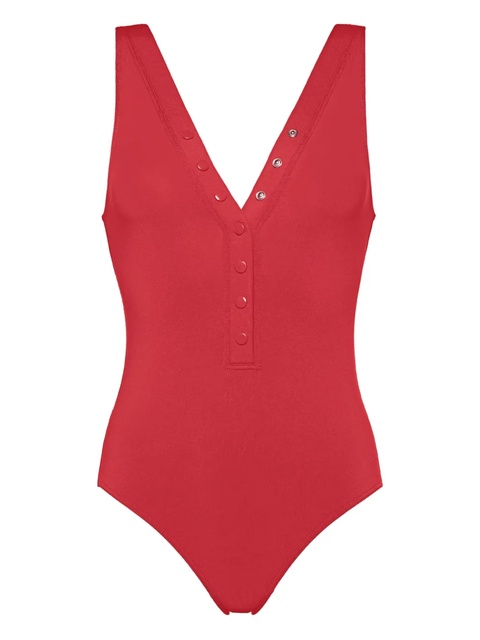 ERES Icône button-front tank swimsuit - Red - zdjęcie produktu nr 1