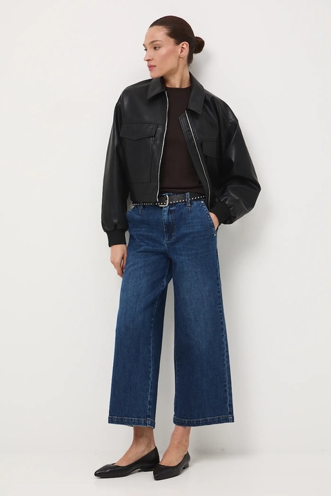 Medicine jeansy damskie kolor granatowy - zdjęcie produktu nr 1