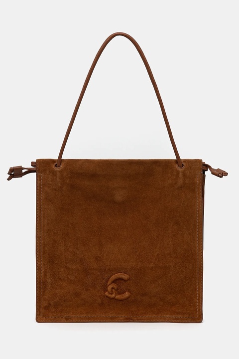 Coccinelle torebka zamszowa COCCINELLEDULSE SUEDE kolor brązowy E1 SS6 11 01 01 - zdjęcie produktu nr 1