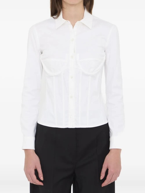 Balenciaga corset lace-up shirt - White - zdjęcie produktu nr 2
