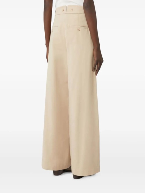 Weekend Max Mara high-waisted wide-leg trousers - Neutrals - zdjęcie produktu nr 2