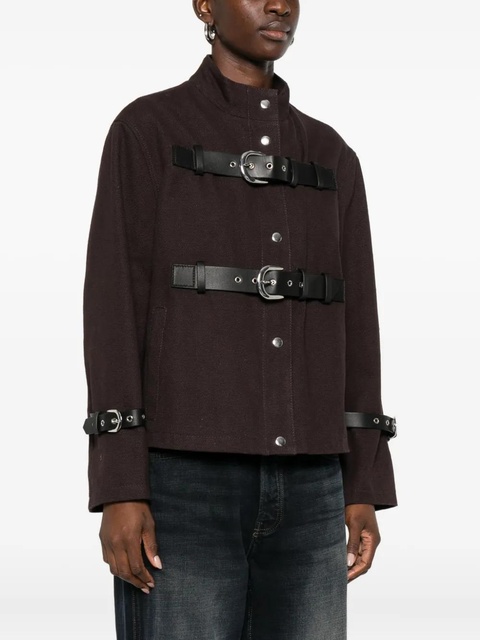 Gimaguas buckle-strap jacket - Brown - zdjęcie produktu nr 2