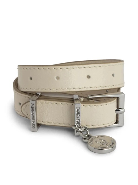 Zadig&Voltaire Sunny double leather bracelet - Neutrals - zdjęcie produktu nr 1
