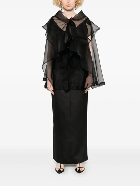 KHAITE Santana blouse - Black - zdjęcie produktu nr 2