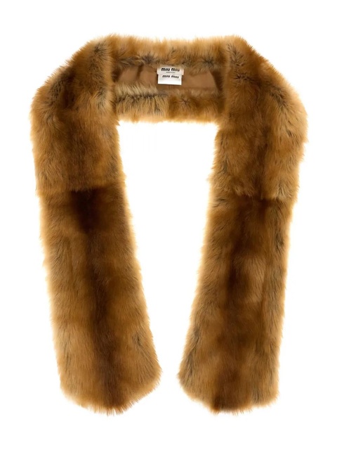 Miu Miu fur scarf - Brown - zdjęcie produktu nr 1