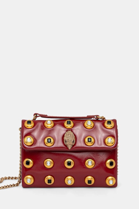 Kurt Geiger London torebka skórzana KENSINGTON kolor bordowy 4700250319 - zdjęcie produktu nr 1