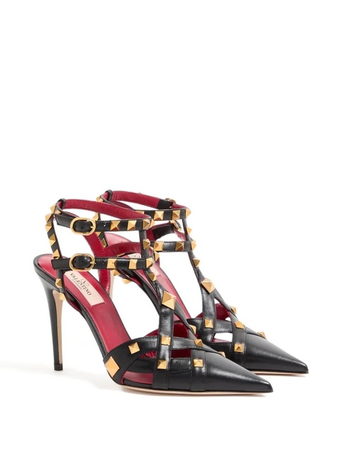 Valentino Garavani 100mm Rockstud-embellished pumps - Black - zdjęcie produktu nr 2