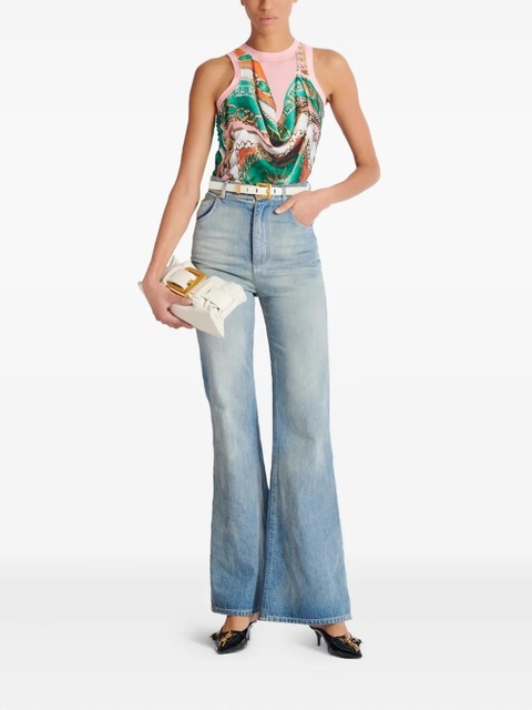 Balmain logo-patch jeans - Blue - zdjęcie produktu nr 2