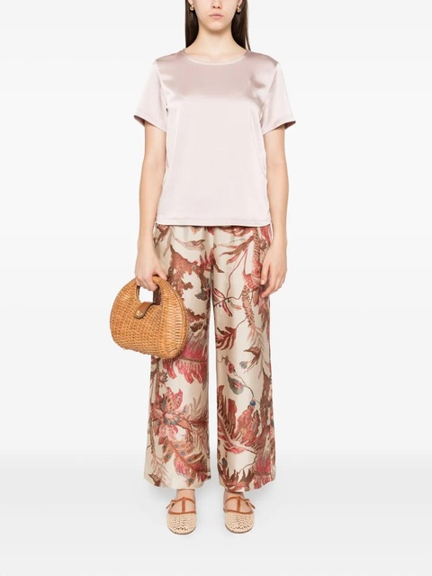 Weekend Max Mara keyhole-neck short-sleeve top - Neutrals - zdjęcie produktu nr 2