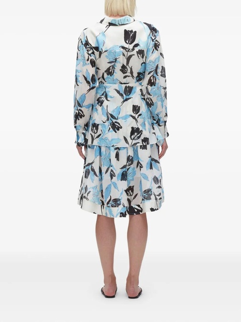 3.1 Phillip Lim floral-print belted dress - Neutrals - zdjęcie produktu nr 2