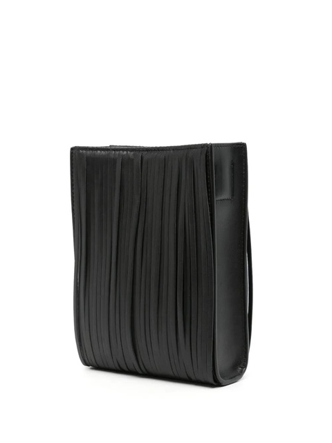 Jil Sander small Tangle Fringe shoulder bag - Black - zdjęcie produktu nr 2