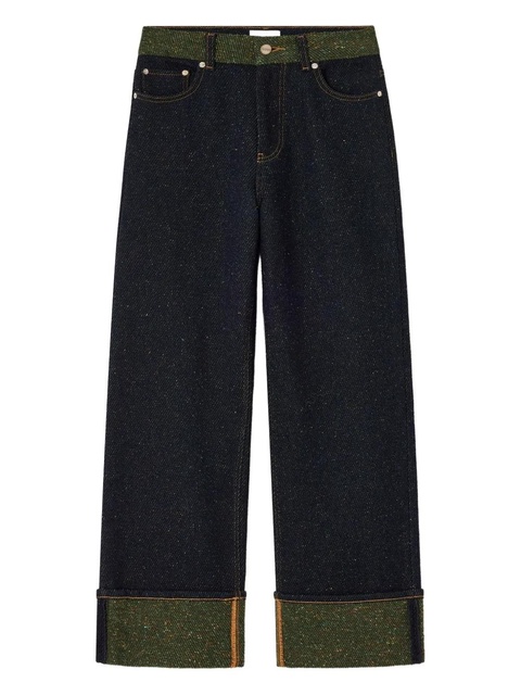 GANNI buttoned jeans - Blue - zdjęcie produktu nr 1