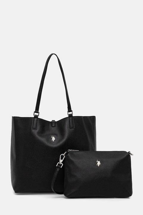U.S. Polo Assn. torebka dwustronna Rogersville kolor czarny BIURR8906WVP - zdjęcie produktu nr 1