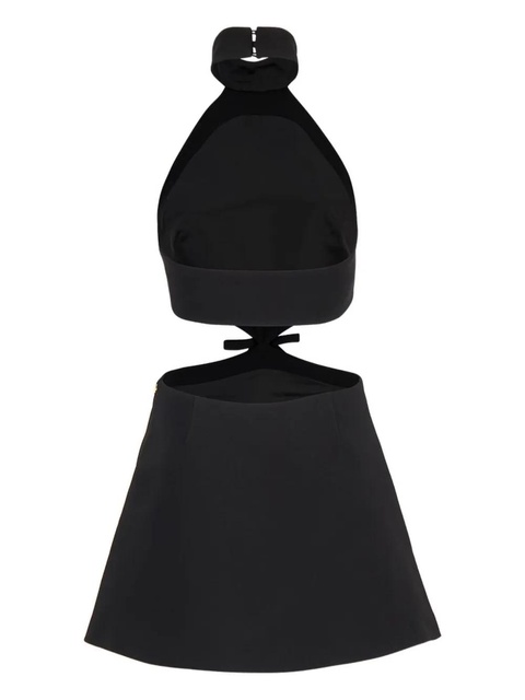 Casablanca halter-neck mini dress - Black - zdjęcie produktu nr 1