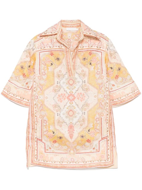 ZIMMERMANN Wylie mini dress - Yellow - zdjęcie produktu nr 1