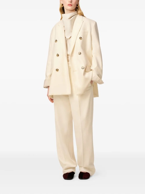 AMI Paris double-breasted blazer - Neutrals - zdjęcie produktu nr 1