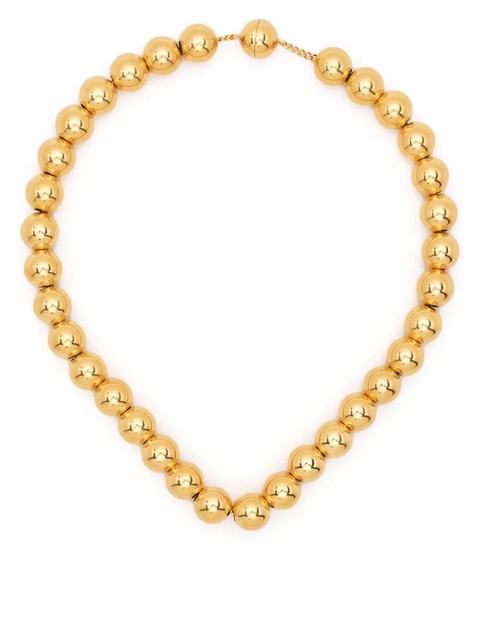 Jil Sander gold-plated bead necklace - zdjęcie produktu nr 1