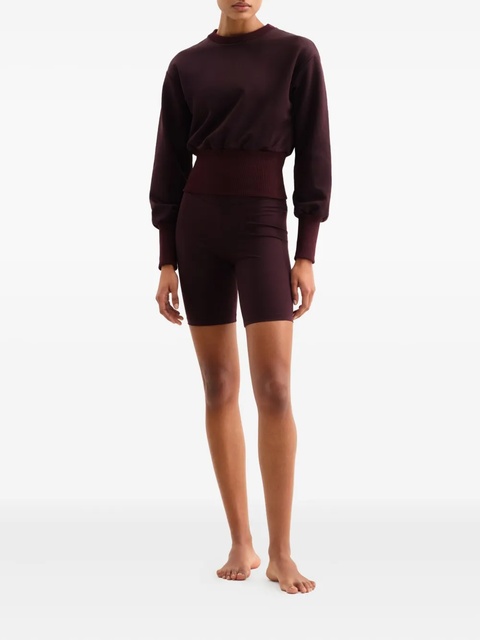 ERES ribbed-cuffs sweatshirt - Brown - zdjęcie produktu nr 2