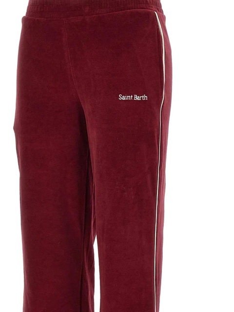 MC2 Saint Barth Yvonne embroidered-logo track pants - zdjęcie produktu nr 1
